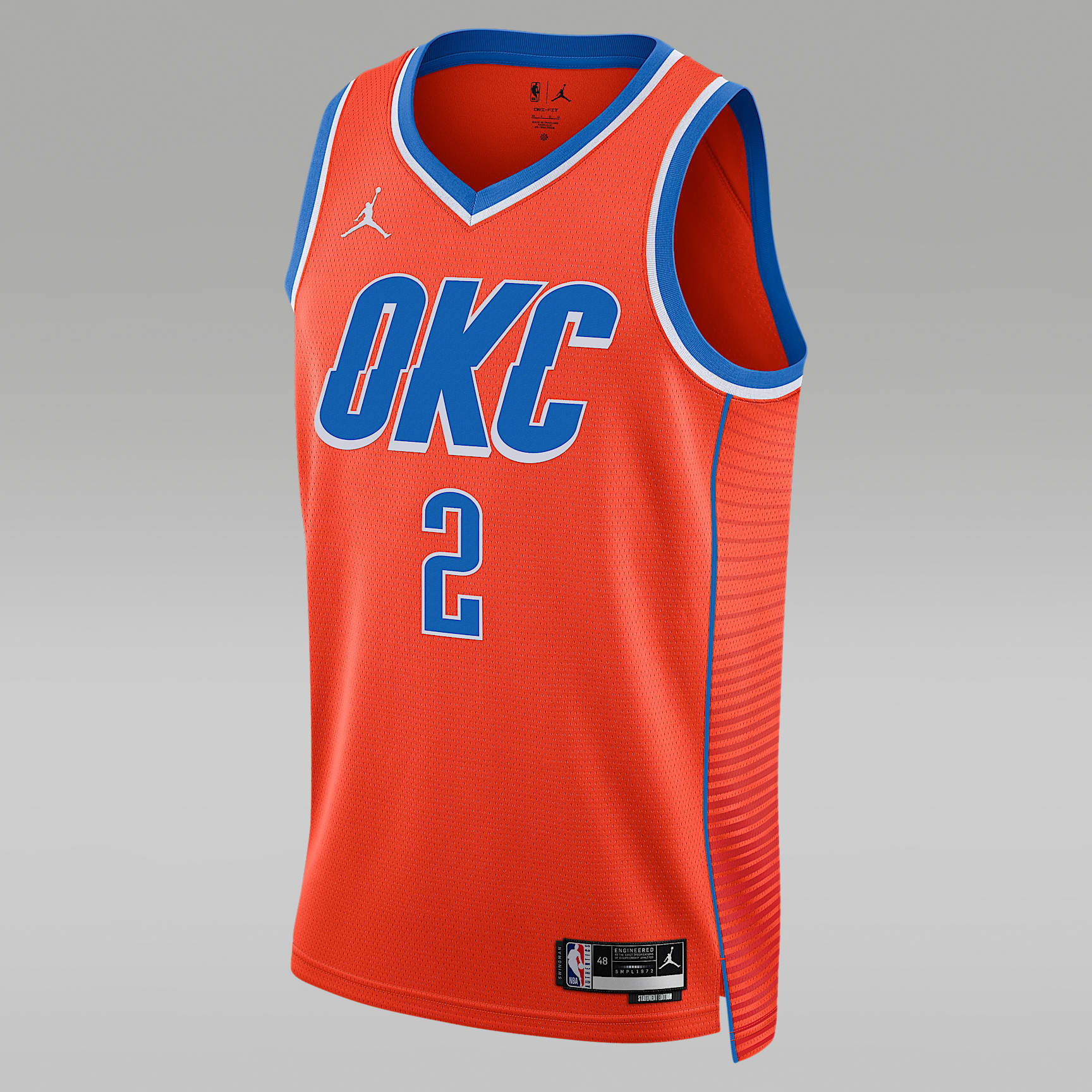 Oklahoma City Thunder Statement Edition Jordan Dri-FIT NBA